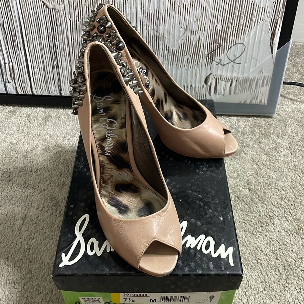 Sam Edelman, Lorissa, Nude leather, 7.5 M